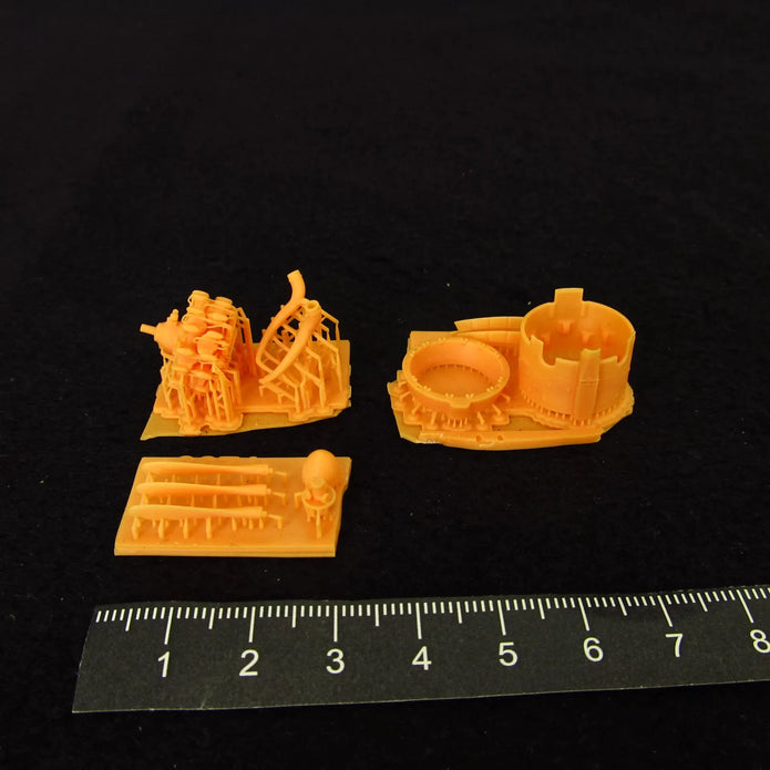 Fiat CR,42 Falco, Cowling, Propeller and Engine Detailing set (3D-Printed) Scale 1:72 Metallic Details MDR7298 - For Model Kits Aircraft