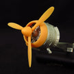 Fiat CR,42 Falco, Cowling, Propeller and Engine Detailing set (3D-Printed) Scale 1:72 Metallic Details MDR7298 - For Model Kits Aircraft