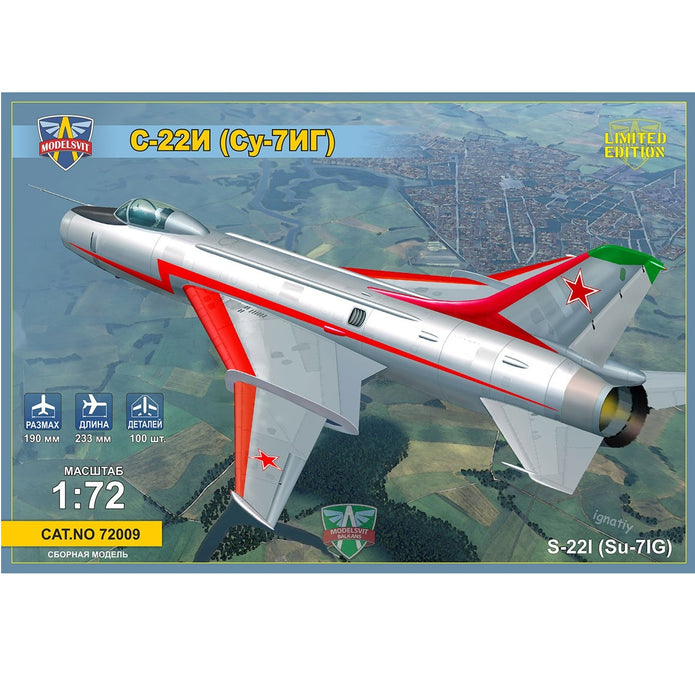Modelsvit 72009 Plastic model aicraft kit Scale 1:72 Sukhoi SU-22I ( SU-7 IG )