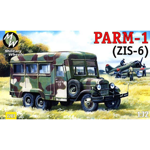 Military Wheels MW7207-02 PARM-1 Soviet mobile aircraft repair shop Scale 1:72
