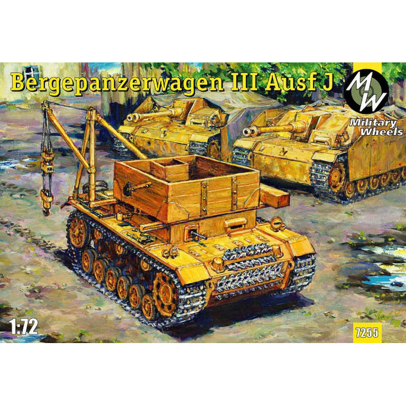 Military Wheels MW7255 Bergepanzerwagen III Ausf. J Scale 1:72