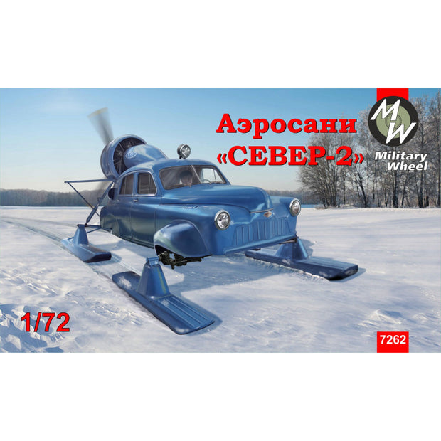 Military Wheels MW7262 Soviet aerosan "Sever-2" ("North-2") Scale 1:72