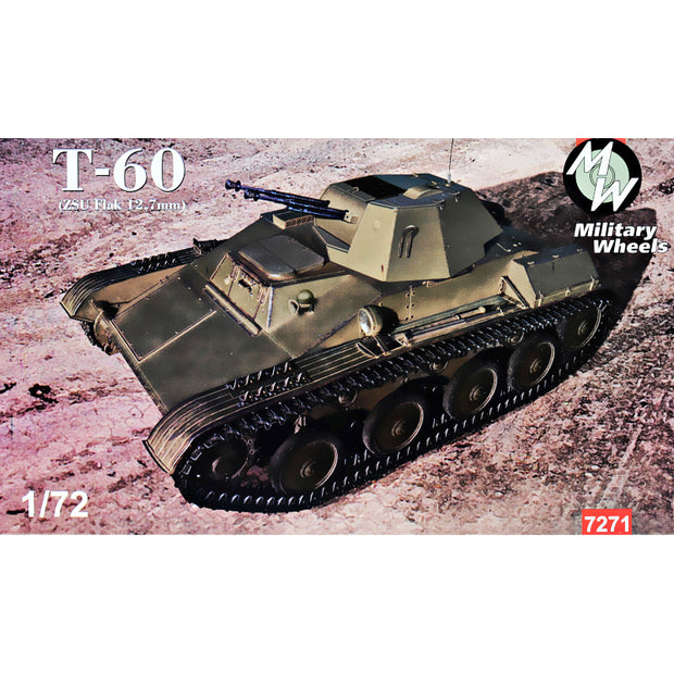 Military Wheels MW7271 Tank T-60 (ZSU Flak 12,7 mm) Scale 1:72