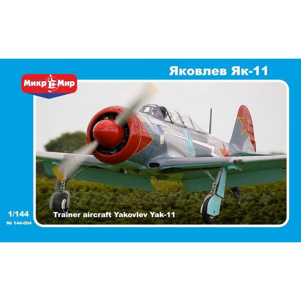 Mikro Mir MM144-004 Yakovlev Yak-11 Soviet training aircraft Scale 1:144 Plastic Model Aircraft Kit