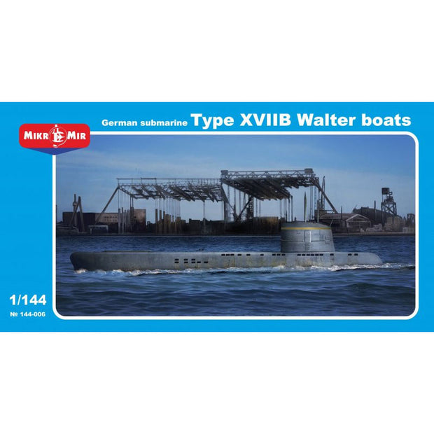 Mikro Mir MM144-006 German submarine type XVIIB Walter boats
 Scale 1:144 Plastic Model Submarine Kit