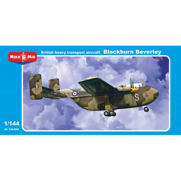 Mikro Mir MM144-008 British Heavy Transport Aircraft Blackburn Beverley Scale 1:144 Plastic Model Aircraft Kit