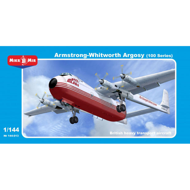 Mikro Mir MM144-013 British Heavy Transport Aircraft Armstrong-Whitworth Argosy (100 Series) Scale 1:144