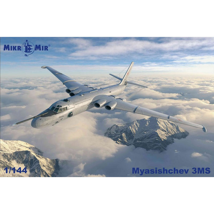 Mikro Mir MM144-032 Myasischev 3MS Bison-B Scale 1:144 Plastic Model Aircraft Kit
