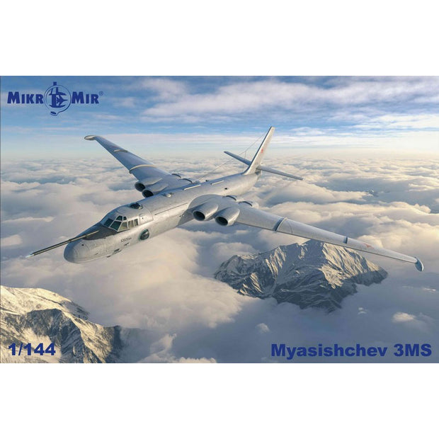 Mikro Mir MM144-032 Myasischev 3MS Bison-B Scale 1:144 Plastic Model Aircraft Kit