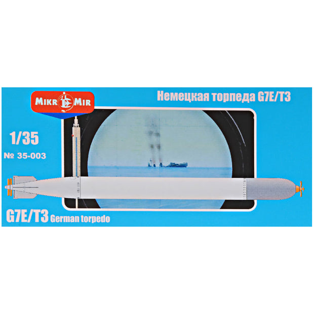Mikro Mir MM35-003 G7E/T3 german torpedo Scale 1:35 Plastic Model Submarine Kit