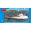 Mikro Mir MM35-004 German midget submarine Delphin-I Scale 1:35 Plastic Model Submarine Kit