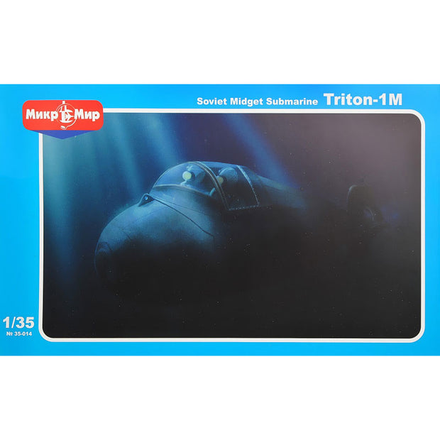 Mikro Mir MM35-014 Soviet midget submarine Triton-1M Scale 1:35 Plastic Model Submarine Kit