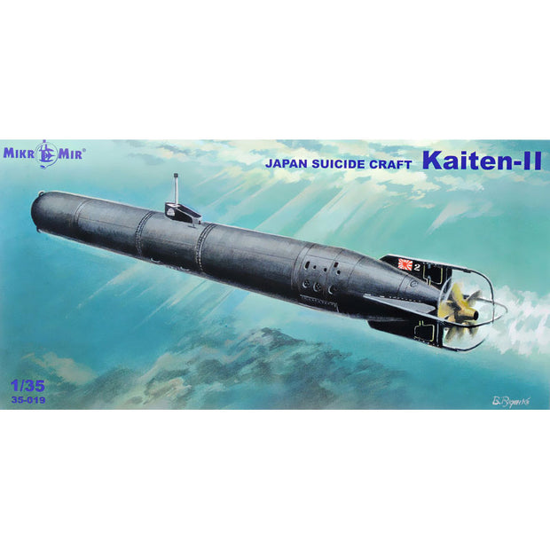 Mikro Mir MM35-019 Japan suicide torpedo Kaiten type 2 Scale 1:35 Plastic Model Submarine Kit