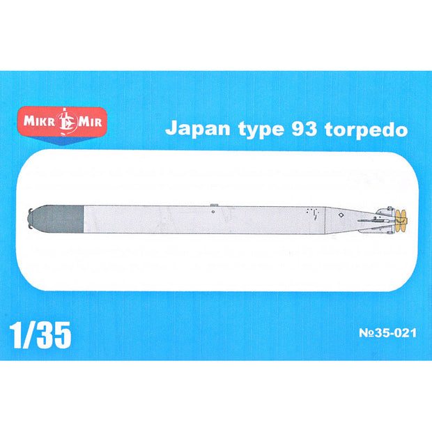 Mikro Mir MM35-021 Japan Type 93 torpedo Scale 1:35 Plastic Model Torpedo Kit