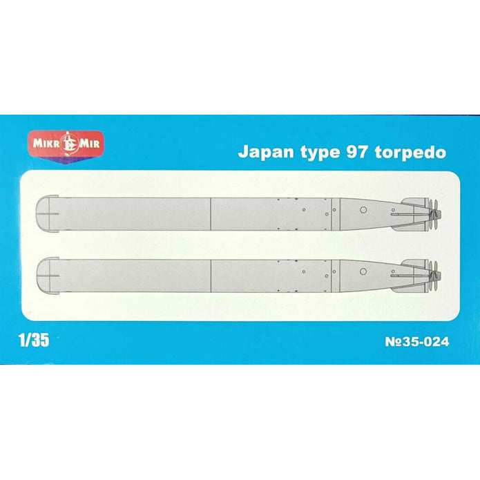 Mikro Mir MM35-024 Japan Type 97 torpedo Scale 1:35 Plastic Model Torpedo Kit