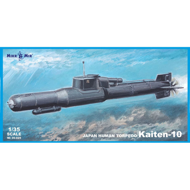 Mikro Mir MM35-025 Kaiten type 10 Japan suicide torpedo Scale 1:35 Plastic Model Torpedo Kit