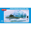 Mikro Mir MM350-006 705 K Alfa class (Lira) soviet attack submarine Scale 1:350 Plastic Model Submarine Kit