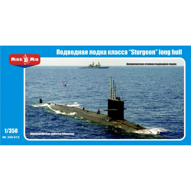 Mikro Mir MM350-012 Submarine Klass Sturgeon Scale 1:350 Plastic Model Submarine Kit