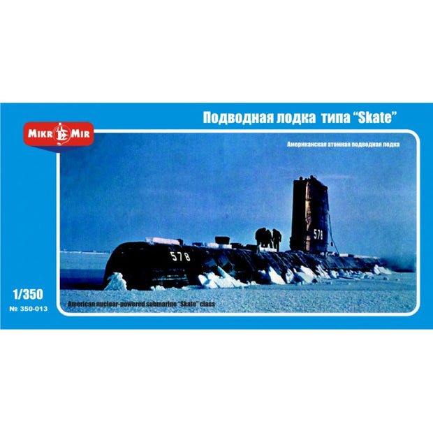 Mikro Mir MM350-013 Submarine Klass Skate Scale 1:350 Plastic Model Submarine Kit