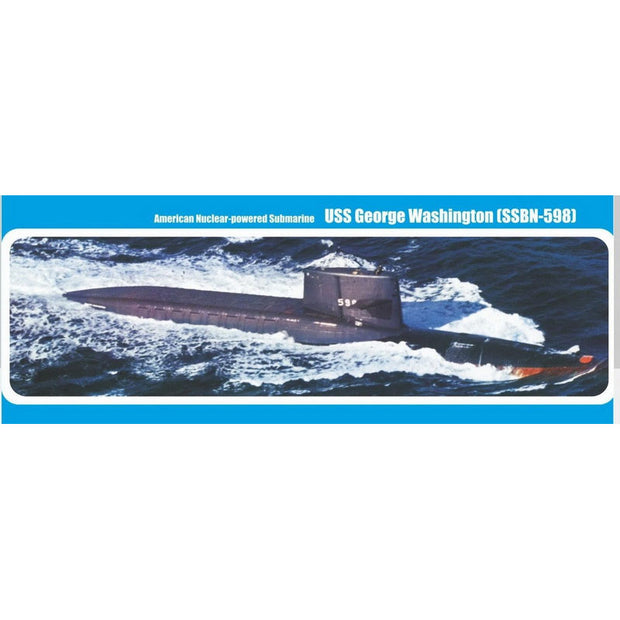 Mikro Mir MM350-017 American Nuclear-Powered Submarine USS George Washington Scale 1:350