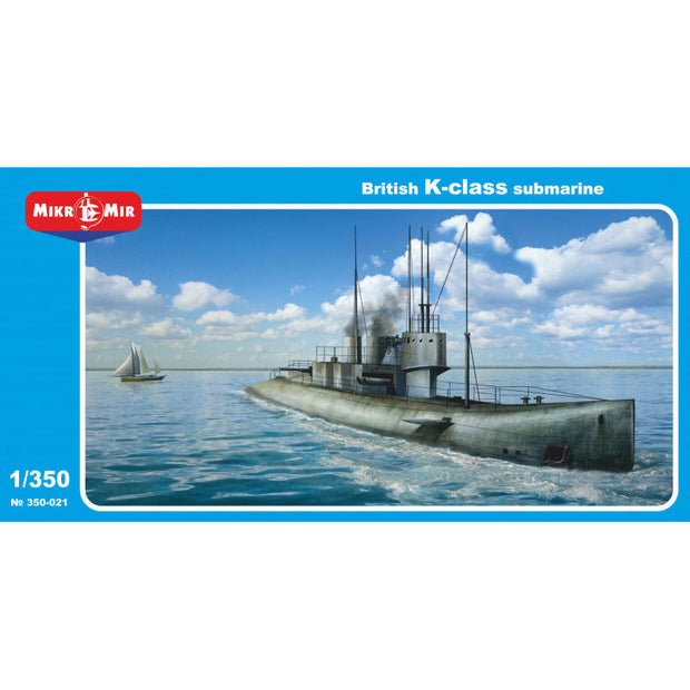 Mikro Mir MM350-021 British K-class Submarine Scale 1:350 Plastic Model Submarine Kit
