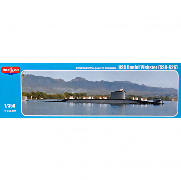 Mikro Mir MM350-027 American Nuclear-powered Submarine USS Daniel Webster (SSBN-626) Scale 1:350