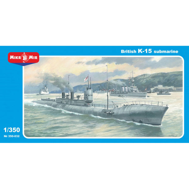 Mikro Mir MM350-032 British K-15 Submarine Scale 1:350 Plastic Model Submarine Kit