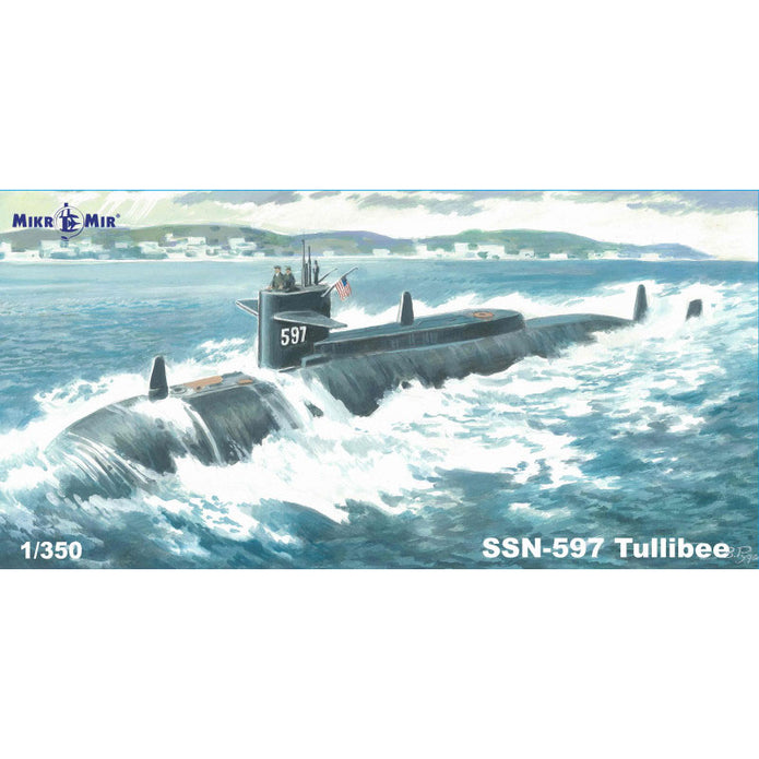 Mikro Mir MM350-041 USS Tullibee (SSN-597) Scale 1:350 Plastic Model Submarine Kit