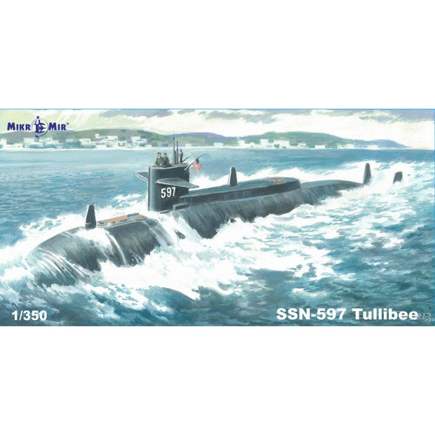 Mikro Mir MM350-041 USS Tullibee (SSN-597) Scale 1:350 Plastic Model Submarine Kit