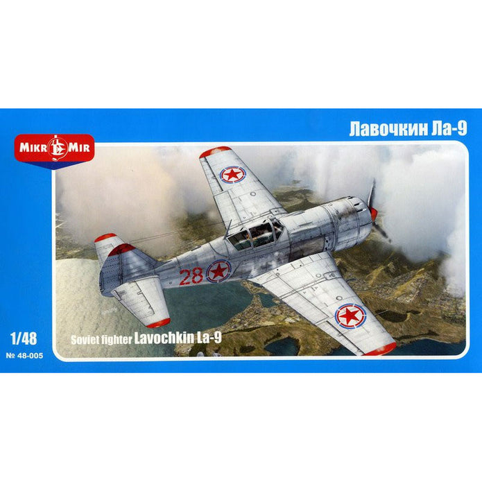 Mikro Mir MM48-005 Soviet Fighter Lavochkin LA-9 Scale 1:48 Plastic Model Aircraft Kit
