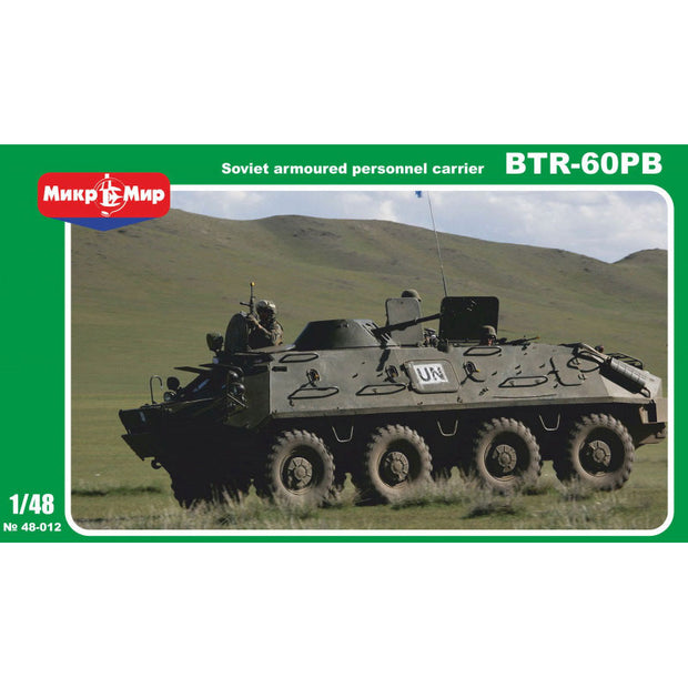 Mikro Mir MM48-012 Soviet Armoured Personnel Carrier BTR-60PB Scale 1:48