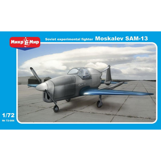 Mikro Mir MM72-006 Soviet Experimantal Fighter Moskalev SAM-13 Scale 1:72 Plastic Model Aircraft Kit