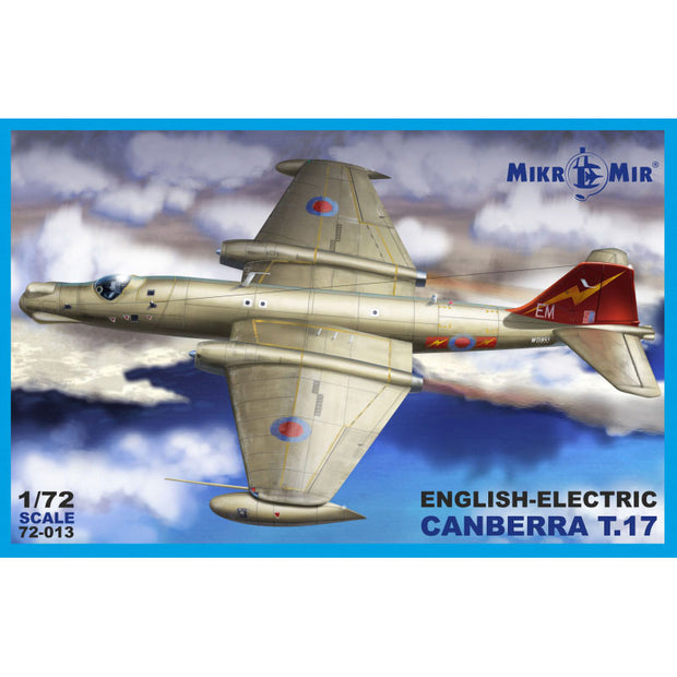 Mikro Mir MM72-013 English Electric Canberra T.17 Scale 1:72 Plastic Model Aircraft Kit
