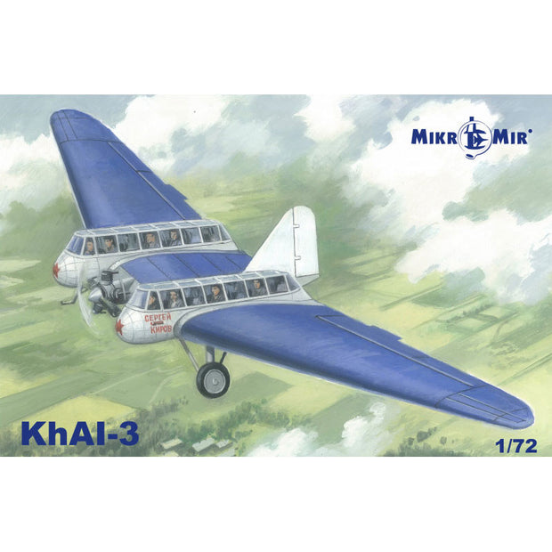 Mikro Mir MM72-014 Soviet flying wing airliner KhAI-3 Scale 1:72 Plastic Model Aircraft Kit