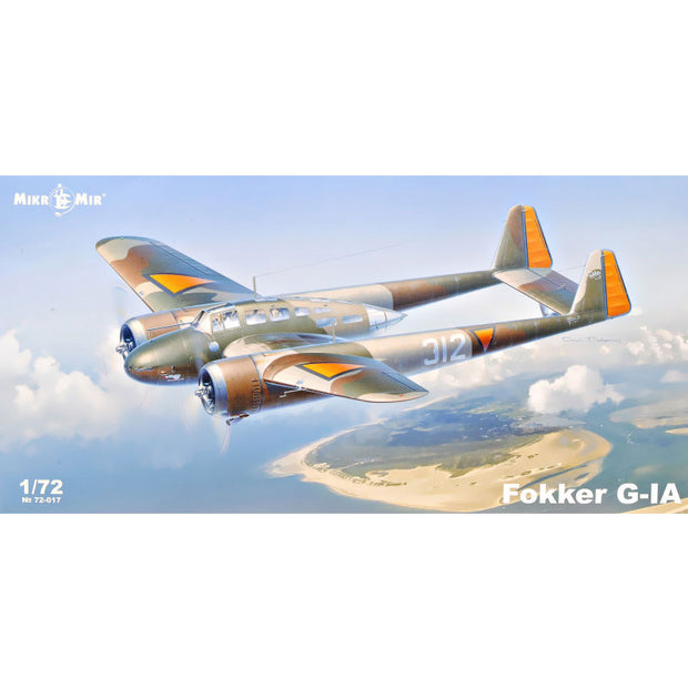 Mikro Mir MM72-017 Fokker G.IA Mercury Scale 1:72 Plastic Model Aircraft Kit