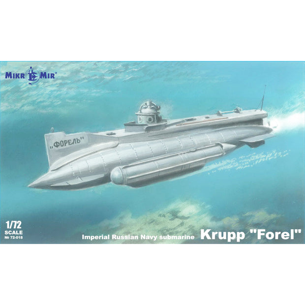 Mikro Mir MM72-018 Russian submarine Forel Scale 1:72 Plastic Model Submarine Kit