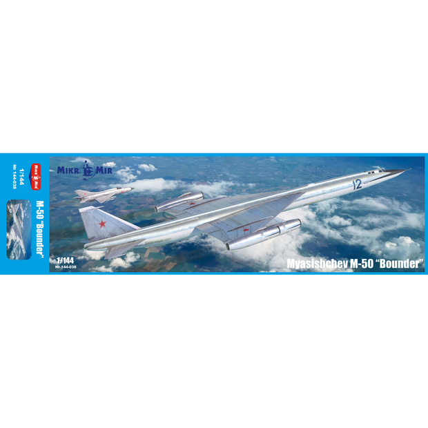 Mikro Mir MM144-038 Myasishchev M-50 Bounder Scale 1:144 Plastic Model Aircraft Kit