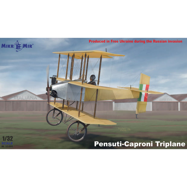 Mikro Mir MM32-005 Pensuti Caproni triplane Scale 1:32 Plastic Model Aircraft Kit