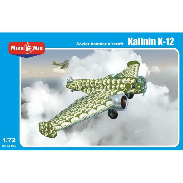 Mikro Mir MM72-009 Kalinin K-12 Scale 1:72 Plastic Model Aircraft Kit