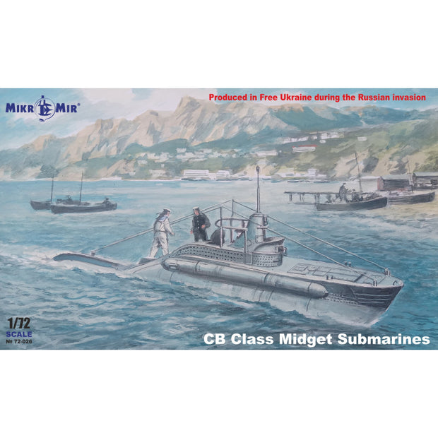 Mikro Mir MM72-026 CB-class midget submarine Scale 1:72 Plastic Model Submarine Kit