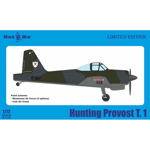 Mikro Mir MM72-028-2 Hunting Provost T15 (limited edition) variant 2 Scale 1:72 Plastic Model Aircraft Kit