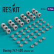 Boeing 747-400 ER/ERF Wheels set Scale 1:144 ResKit RS144-0002 for Aircraft Model Kit