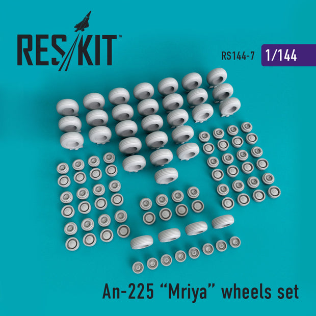 Antonov An-225 Mriya Wheels set Scale 1:144 ResKit RS144-0007 for Aircraft Model Kit