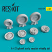 Douglas A-4 Skyhawk early version Wheels set Scale 1:32 ResKit RS32-0129 for Aircraft Model Kit