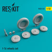 I-16 Wheels set Scale 1:32 ResKit RS32-0241 for Aircraft Model Kit