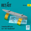 Centerline MER Pylon for Republic F-105 Thunderchief (3D Printing) Scale 1:32 ResKit RS32-0426 for Aircraft Model Kit