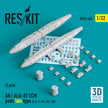 AN / ALQ-87 ECM pods late type (2 pcs) (F-4, F-111, AC-130) (3D Printing) Scale 1:32 ResKit RS32-0442 for Aircraft Model Kit