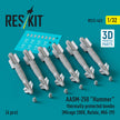 AASM-250 Hammer Thermally Protected Bombs (6 pcs) (Mirage 2000, Rafale, MiG-29) (3D Printed) Scale 1:32 ResKit RS32-0463 for Aircraft Model Kit