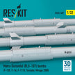 Matra Durandal (BLU-107) bombs (4 pcs) (F-15E, F-16, F-111E, Tornado, Mirage 2000) (3D Printed) Scale 1:32 ResKit RS32-0507
