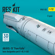 AN/AVQ-10 Pave Knife laser designation pod (1 pcs) (F-4D, A-6A) (3D Printed) Scale 1:32 ResKit RS32-0522